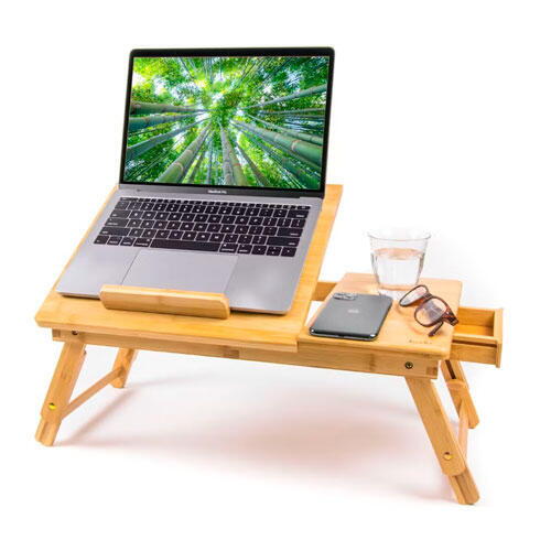 Laptop bord i bambus 100% FSC - 50 x 30 cm.