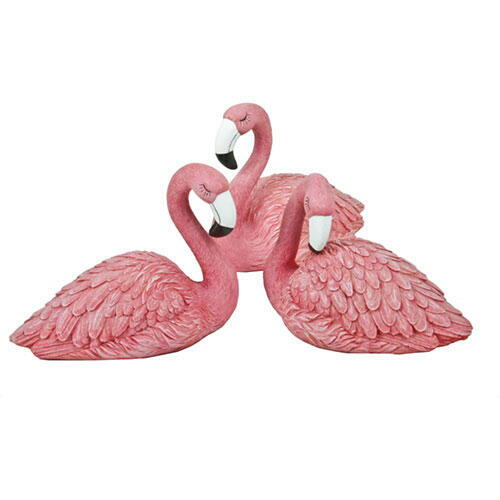 Havefigur flamingo 3'er sæt - Carina