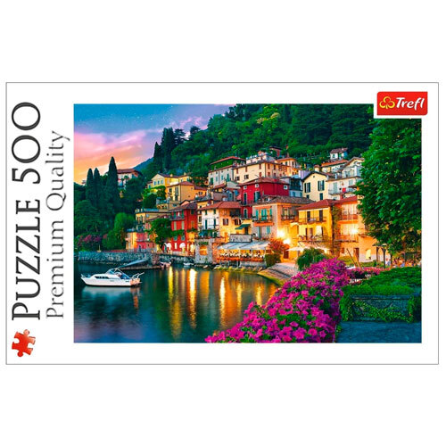 Puslespil 500 brikker - Lake Como