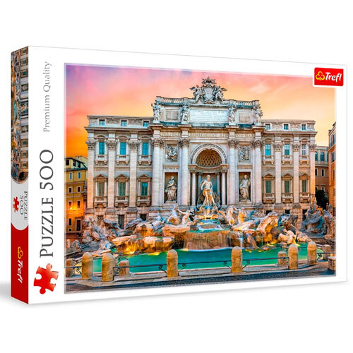 Puslespil 500 brikker - Fontana di Trevi