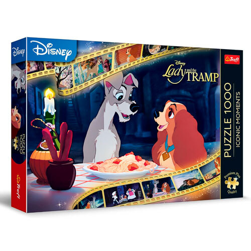 Puslespil 1000 brikker - Lady og vagabonden