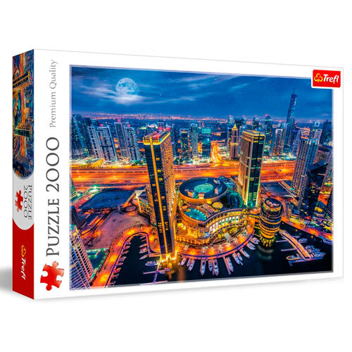 Puslespil 2000 brikker - Lights of Dubai
