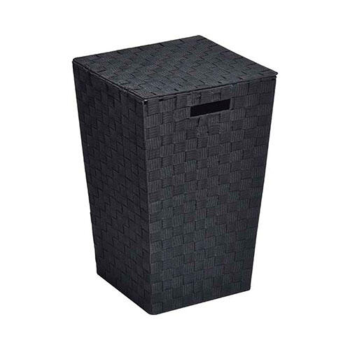 DEMO Vasketøjskurv med låg - Sort