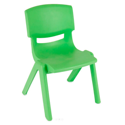 Børnestol Alisa - 51,5 x 34 x 36 cm. | Grøn