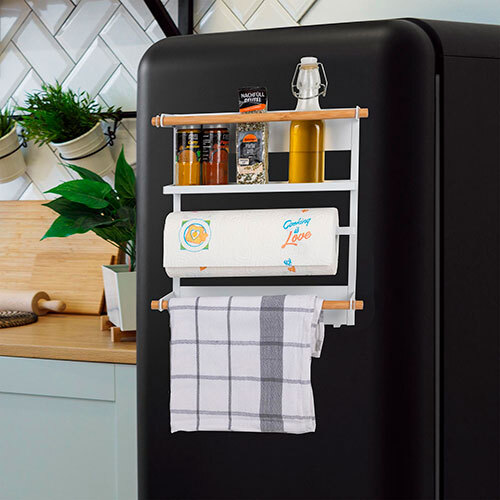 Køkkenreol med magnetophæng