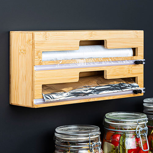 Foliebakke med skær til væg - Bambus 2 rum