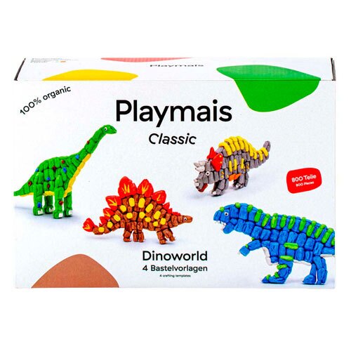 Kreativt legetøj - Playmais classic dinosaur 800 stk.