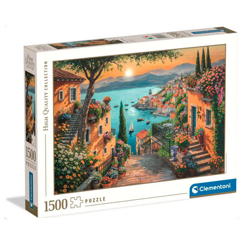 Puslespil 1500 brikker - Trappe til havn