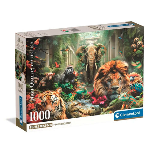 Puslespil 1000 brikker - Mystic Jungle