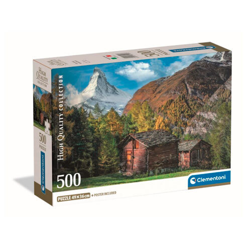 Puslespil 500 brikker - Charming Matterhorn
