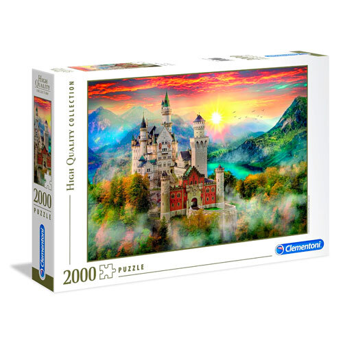 Puslespil 2000 brikker - Neuschwanstein slot