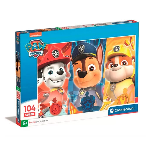 Puslespil Paw Patrol Guys - 104 brikker