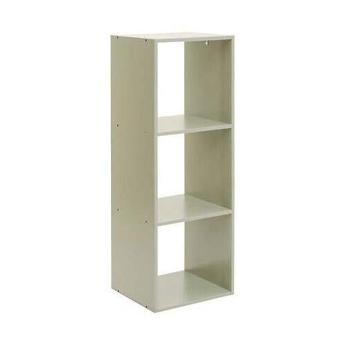 Reol i MDF træ - Mix n' Modul Kids | 3 rum - Grøn