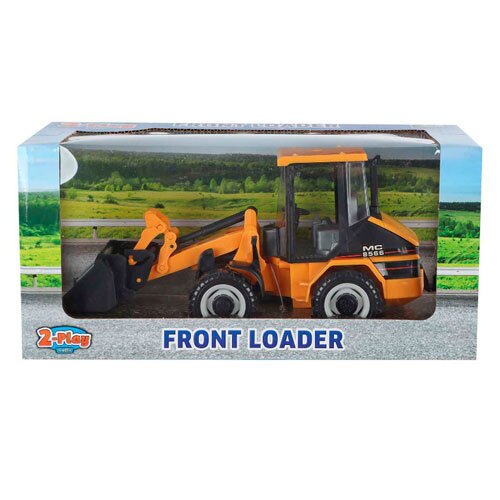 Legetøjsbil frontlæsser 1:24 - 22 cm.