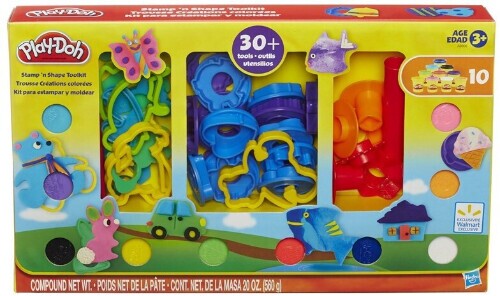 Play-Doh Stamp 'n Shape sæt med forme