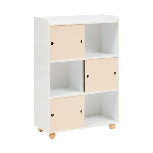 Reol i MDF træ - Bouli | 6 rum