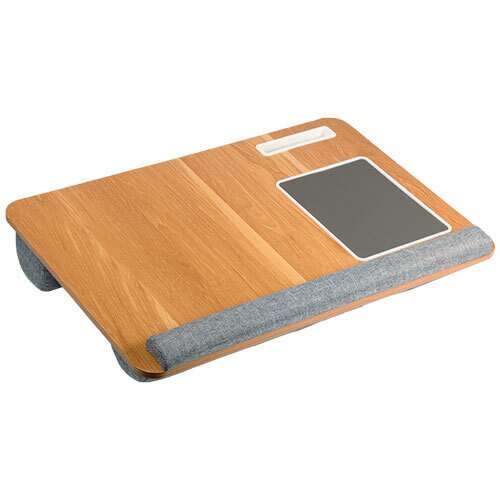 Laptop bord i MDF træ - 55,5 x 36,5 cm.