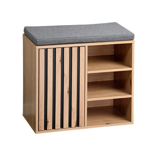 Skobænk i træ med hynde - Arkon