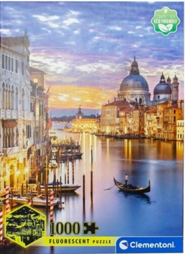 Venedig fluorescent puzzle 1000 brikker
