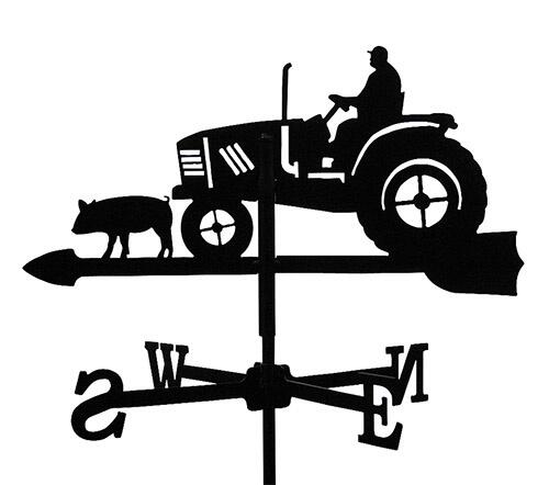 Vejrhane Traktor - Stor