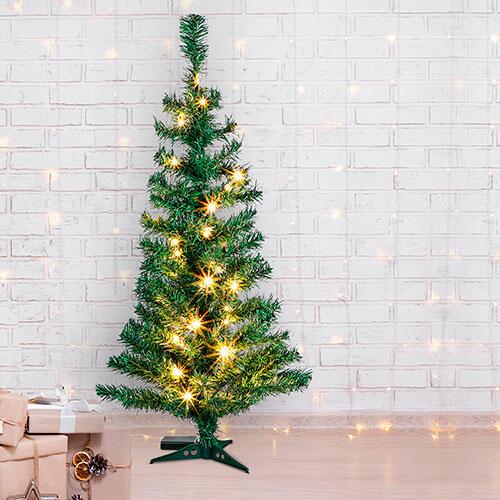 sej malt Hassy Kunstigt juletræ /m 40 LED lys - 90 cm. | Køb nu