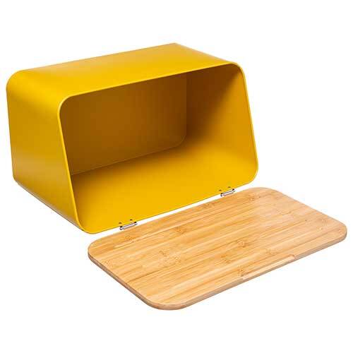 Brødboks m/ vippelåg Modern Color - Mustard