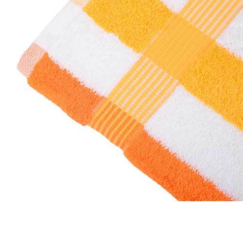 Orange/Hvid/Gul håndklæder