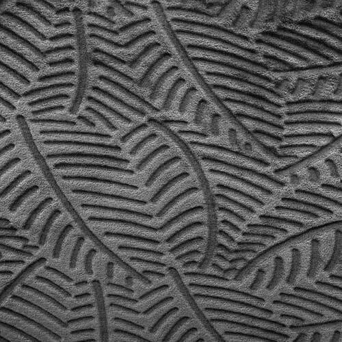 Blød plaid Leaf - Grå 220 x 240 cm.