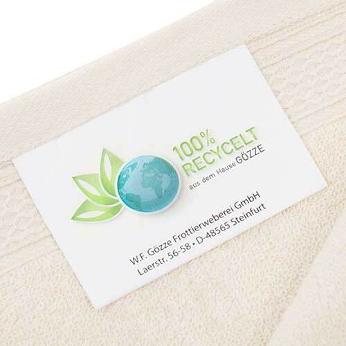 Global Recycled Standard håndklæde - Creme