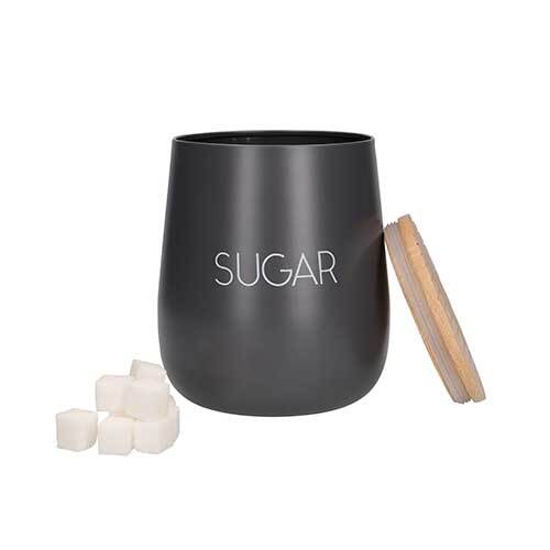 Sukker dåse Serenity - Grå og mangotræ