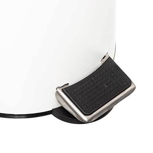 Toiletspand med fodpedal - Trio hvid