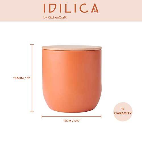Opbevaringsdåse til køkken - Idilica terracotta