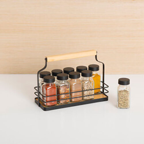 Krydderiglas med holder - 11 dele