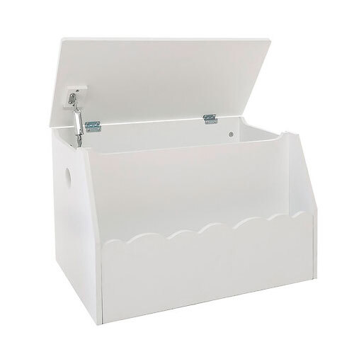 Bogreol med opbevaringsrum i MDF træ - Hvid