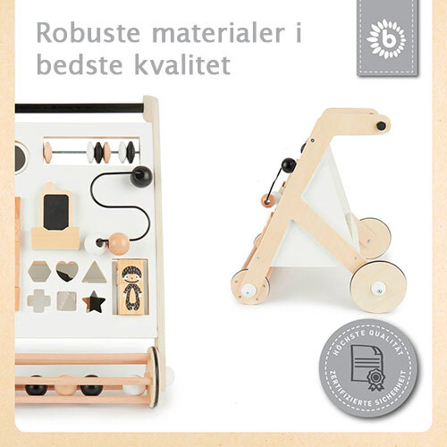 Gåvogn med 7 aktiviteter - 49,5 x 45,7 x 35,5 cm.