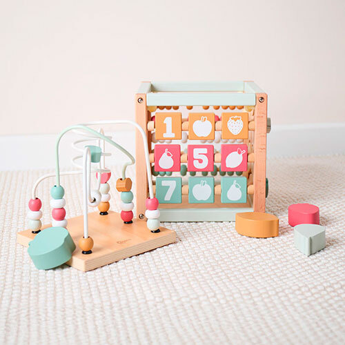 Motorik terning med aktiviteter 5-i-1 | Berry