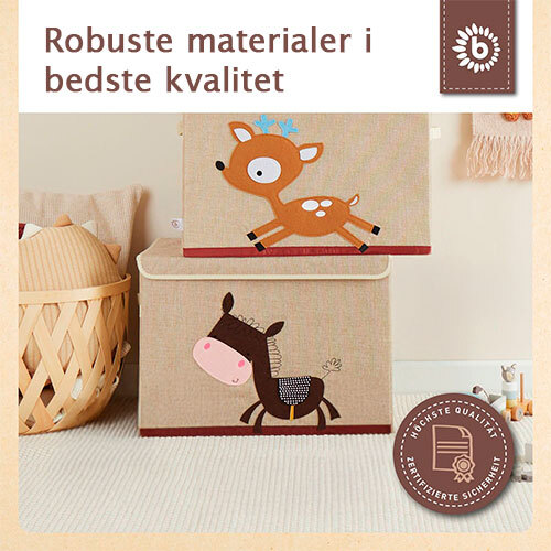 Æsel legetøjskasse - 65 L