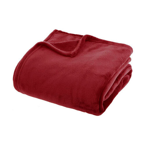 Plaid Arty Studio 180 x 230 cm. - Mørkerød