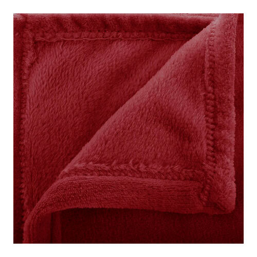 Blød plaid Arty Studio 180 x 230 cm. - Mørkerød