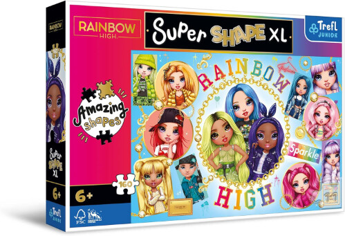 Puslespil Super Shape XL - Rainbow High