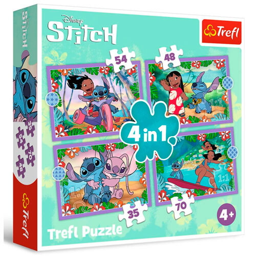Puslespil Lilo & Stitch 4-i-1