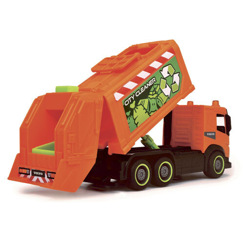 Skraldebil Volvo - Legetøjsbil 23 cm.
