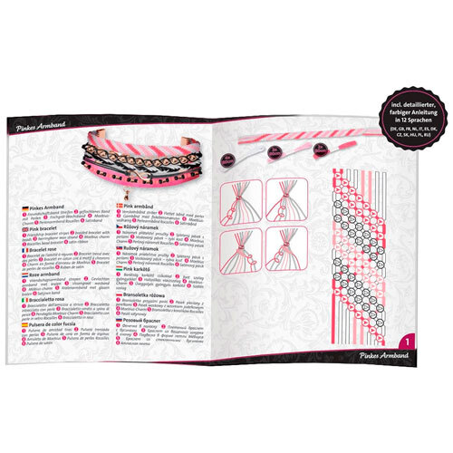 Instruktioner til armbånd - 8 farver