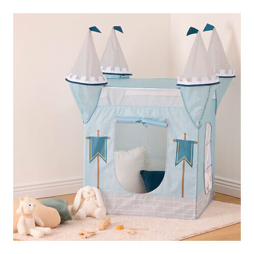 Legetelt til børn - Castle lyseblå