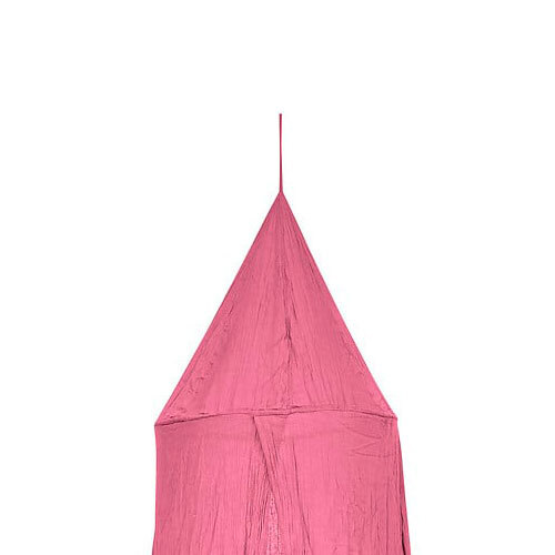 Sengehimmel i bomuld - Antik lyserød Lili