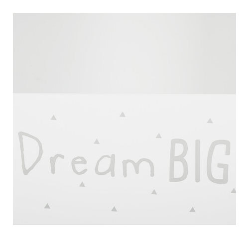 Tekstmotiv på fronten - Dream Big