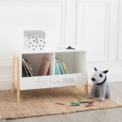 Reol til børneværelse 40 x 60 x 30 cm. - Ticket