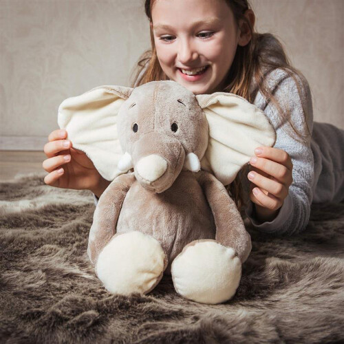 Plysdyr Nils elefant - 35 cm.