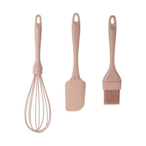 Køkkenredskaber i sæt - 3 dele | Rosa