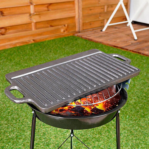 Støbejerns grillpande Litina - 45 cm.